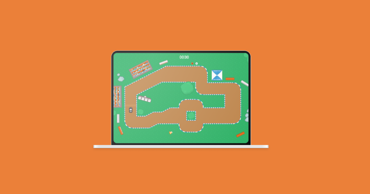 2D Top-down Car Racing Game